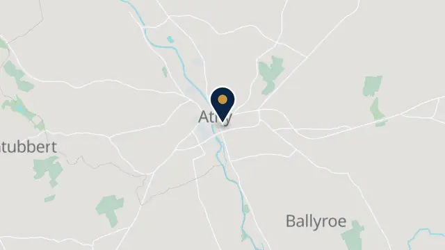 Map of Athy, Co. Kildare