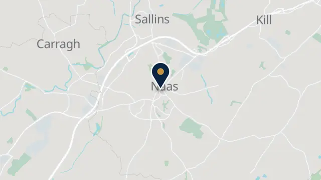 Map of Naas, Co. Kildare